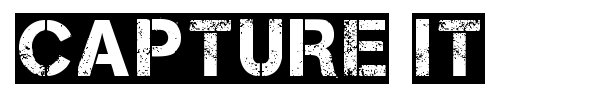 Capture it font preview